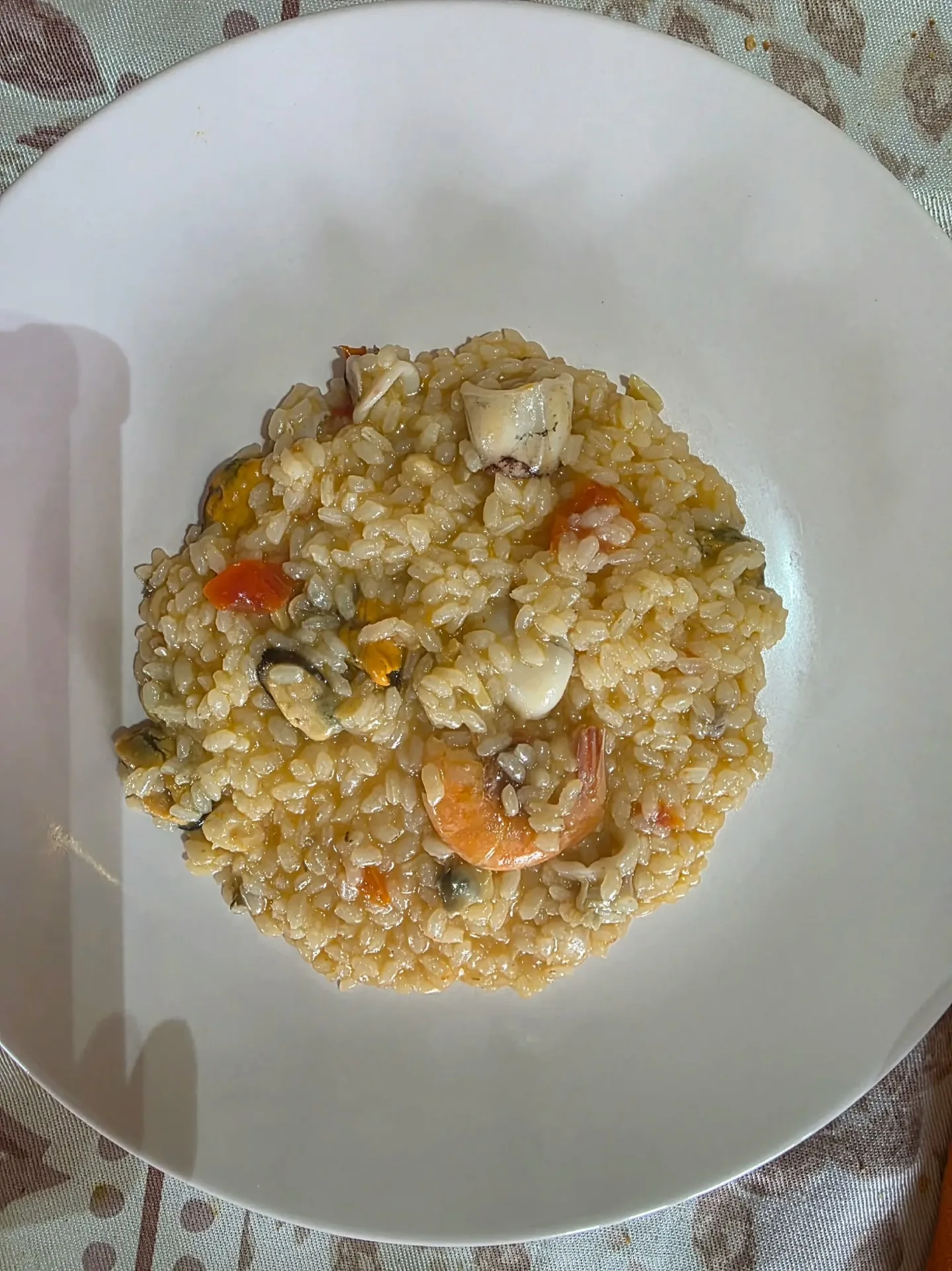 Risotto con frutti di mare